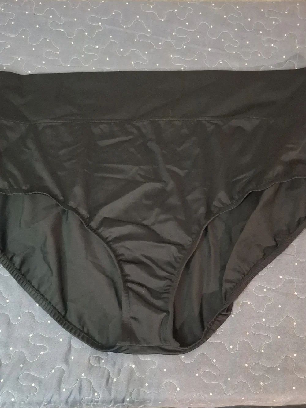 Classic Black High-Waist Bikini Bottom Size 22W NWT